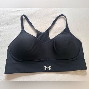 Under Armour Black Sports Bra with Racerback Design
